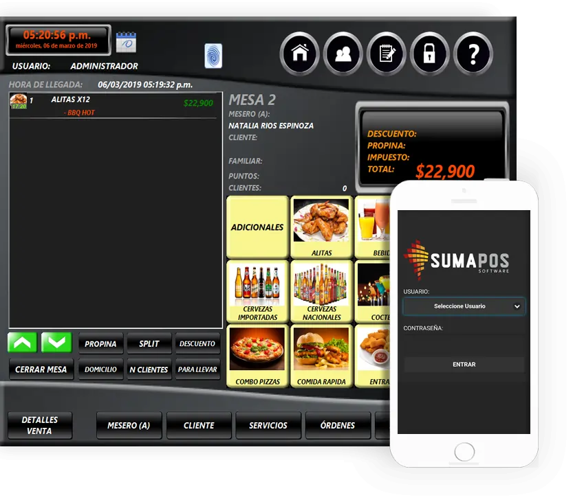 SUMAPOS Características